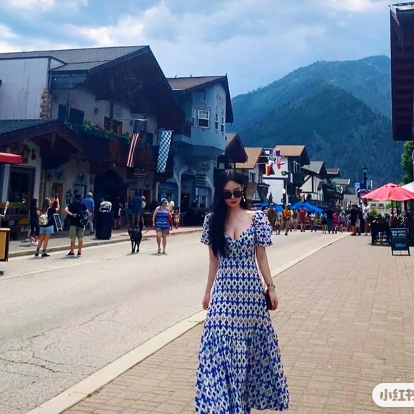 NWT Zara Printed Midi Dress - 3139/725 - Picture 10 of 16